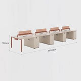 Office desk, minimalist modern workstation desk, employee office furniture, staff desk