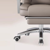 Boss chair, genuine leather computer chair, comfortable for home use, long sitting, nap taking, reclining, office chair, adjustable lumbar support, office chair