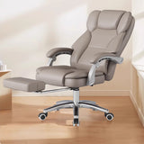 Boss chair, genuine leather computer chair, comfortable for home use, long sitting, nap taking, reclining, office chair, adjustable lumbar support, office chair