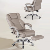 Boss chair, genuine leather computer chair, comfortable for home use, long sitting, nap taking, reclining, office chair, adjustable lumbar support, office chair