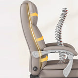 Boss chair, genuine leather computer chair, comfortable for home use, long sitting, nap taking, reclining, office chair, adjustable lumbar support, office chair