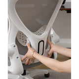 Ergonomic chair, waist protecting computer chair, comfortable sedentary office chair for home use, reclining gaming chair, and adjustable learning chair