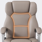 Boss chair, genuine leather computer chair, comfortable for home use, long sitting, nap taking, reclining, office chair, adjustable lumbar support, office chair