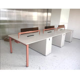 Office desk, minimalist modern workstation desk, employee office furniture, staff desk