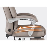 Boss chair, genuine leather computer chair, comfortable for home use, long sitting, nap taking, reclining, office chair, adjustable lumbar support, office chair