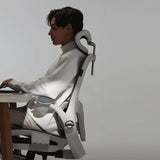 Ergonomic chair, waist protecting computer chair, comfortable sedentary office chair for home use, reclining gaming chair, and adjustable learning chair