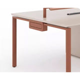 Office desk, minimalist modern workstation desk, employee office furniture, staff desk