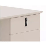 Office desk, minimalist modern workstation desk, employee office furniture, staff desk